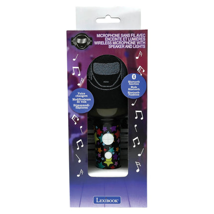 Lexibook Svítící bezdrátový karaoke mikrofon