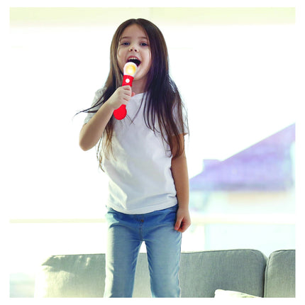 Lexibook Svítící mikrofon s melodiemi - Miraculous: Kouzelná Beruška a Černý kocour