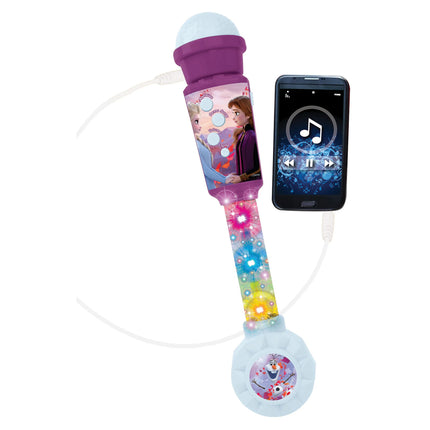 Lexibook Svítící trendy mikrofon s melodiemi - Ledové království