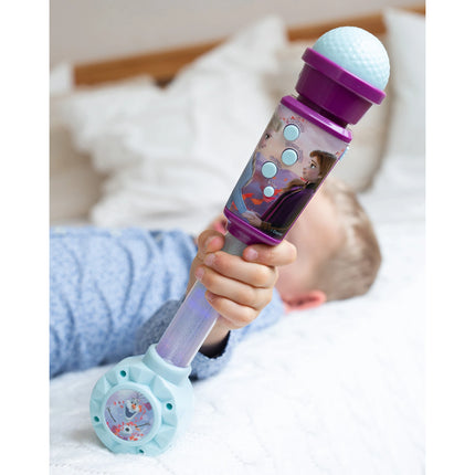 Lexibook Svítící trendy mikrofon s melodiemi - Ledové království