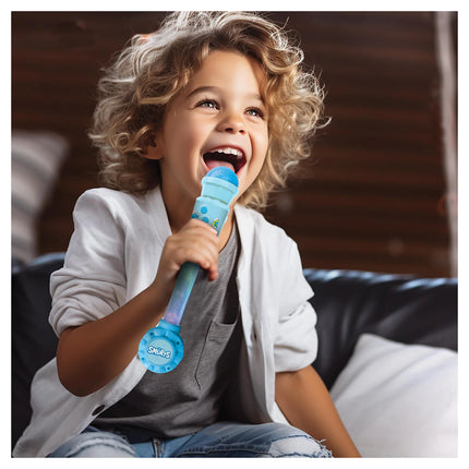 Lexibook Svítící trendy mikrofon s melodiemi - Šmoulové