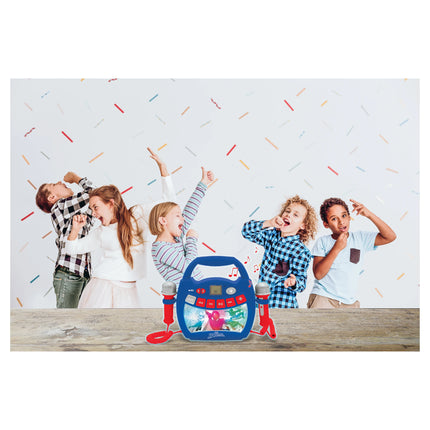 Lexibook Svítící digitální karaoke přehrávač se 2 mikrofony - Spider-Man