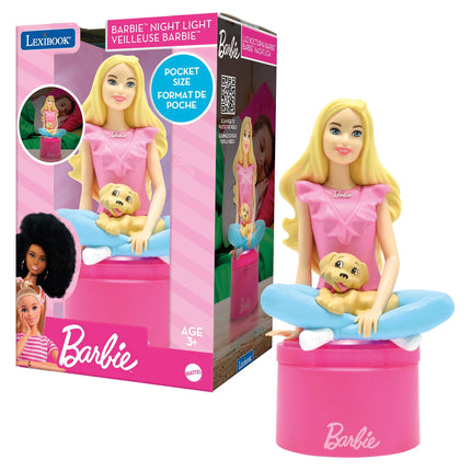 Lexibook 3D designové noční světlo 13 cm - Barbie