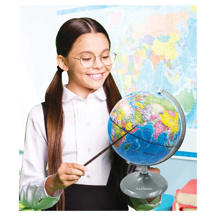 Lexibook Svítící denní a noční glóbus (anglická verze)