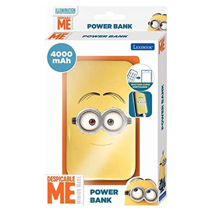 Lexibook Power banka 4 000 mAh s přísavkami Mimoni