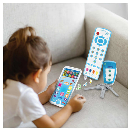 Lexibook Vzdělávací mobilní telefon, dálkové ovládání a klíčenka