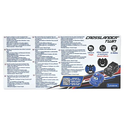 Lexibook Sada policejního a zlodějského auta Crosslander Twin