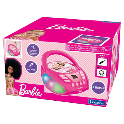 Lexibook Svítící Bluetooth CD přehrávač - Barbie