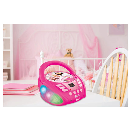 Lexibook Svítící Bluetooth CD přehrávač - Barbie