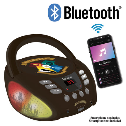 Lexibook Svítící Bluetooth CD přehrávač - Harry Potter