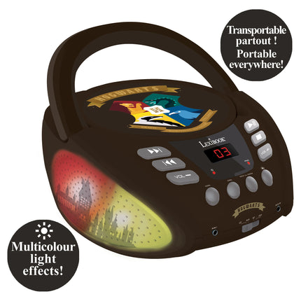 Lexibook Svítící Bluetooth CD přehrávač - Harry Potter