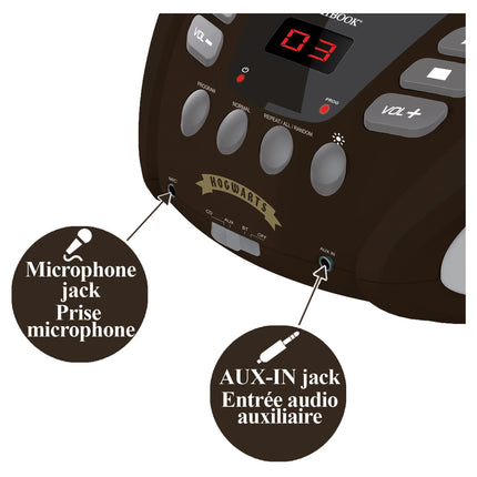 Lexibook Svítící Bluetooth CD přehrávač - Harry Potter