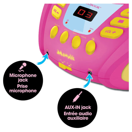 Lexibook Svítící Bluetooth CD přehrávač - Myška Minnie