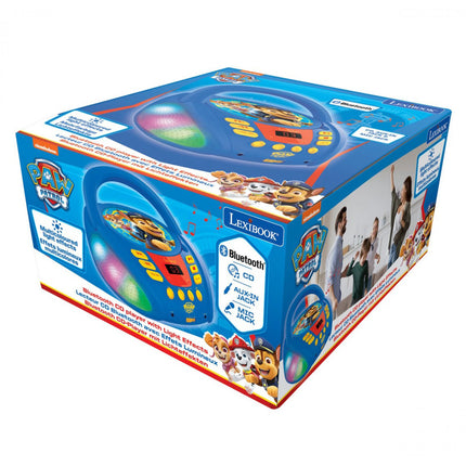 Lexibook Svítící Bluetooth CD přehrávač - Tlapková patrola