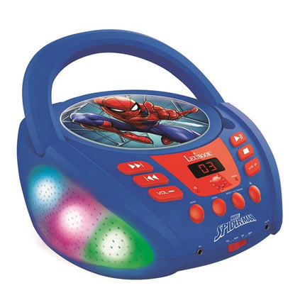 Lexibook Svítící Bluetooth CD přehrávač - Spider-Man