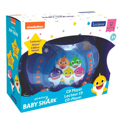 Lexibook Přenosný CD přehrávač se 2 mikrofony - Baby Shark