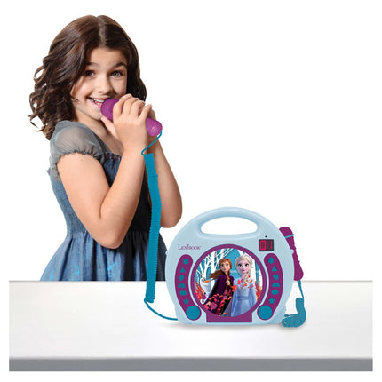 Lexibook Přenosný CD přehrávač se 2 mikrofony - Ledové království