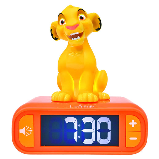 Lexibook Budík s nočním 3D světlem Simba - Lví král