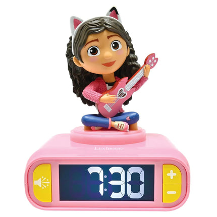 Lexibook Budík s nočním 3D světlem - Gábinin kouzelný domek