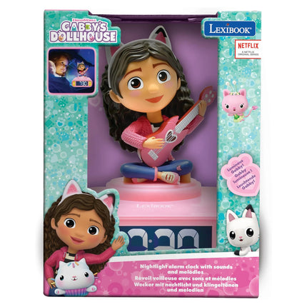 Lexibook Budík s nočním 3D světlem - Gábinin kouzelný domek