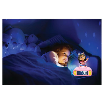 Lexibook Budík s nočním 3D světlem - Gábinin kouzelný domek