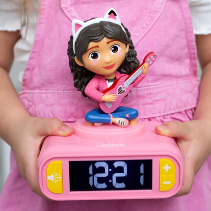 Lexibook Budík s nočním 3D světlem - Gábinin kouzelný domek