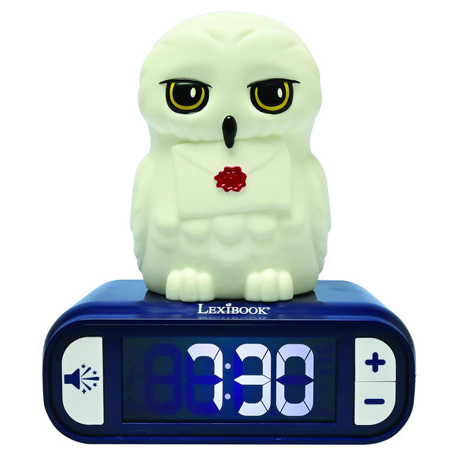 Lexibook Budík s nočním 3D světlem Sova Hedvika - Harry Potter