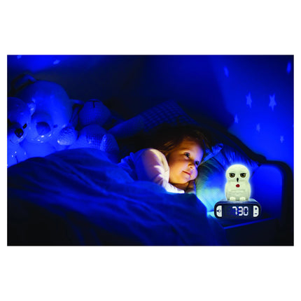 Lexibook Budík s nočním 3D světlem Sova Hedvika - Harry Potter