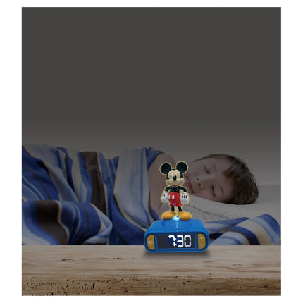 Lexibook Budík s nočním 3D světlem - Myšák Mickey