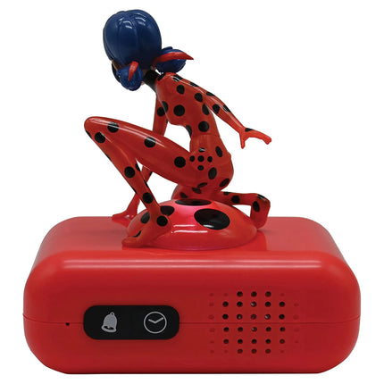 Lexibook Budík s nočním 3D světlem - Miraculous: Kouzelná Beruška a Černý kocour