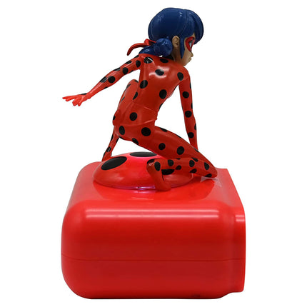 Lexibook Budík s nočním 3D světlem - Miraculous: Kouzelná Beruška a Černý kocour