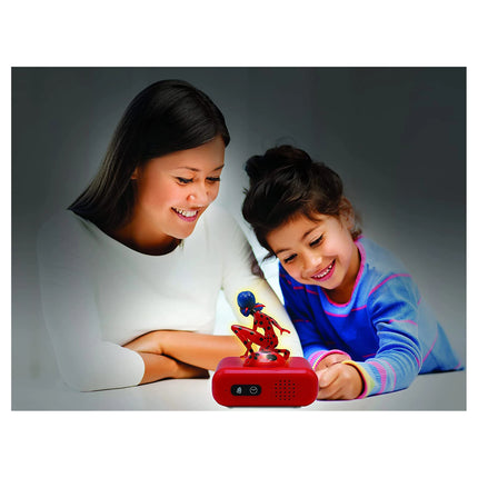 Lexibook Budík s nočním 3D světlem - Miraculous: Kouzelná Beruška a Černý kocour