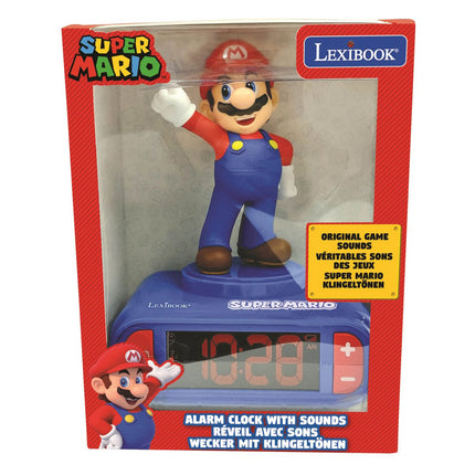 Lexibook Budík s 3D figurkou - Super Mario