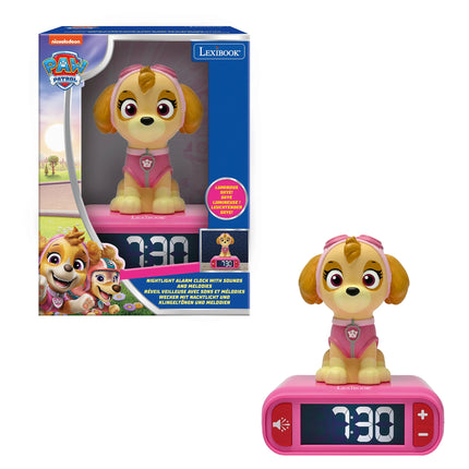 Lexibook Budík s nočním 3D světlem Skye - Tlapková patrola