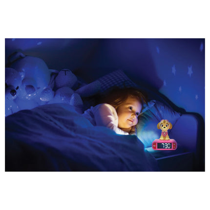 Lexibook Budík s nočním 3D světlem Skye - Tlapková patrola