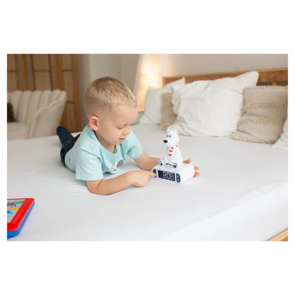 Lexibook Budík s nočním 3D světlem Polární medvěd