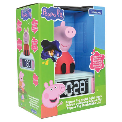 Lexibook Budík s nočním 3D světlem - Prasátko Peppa