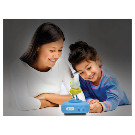 Lexibook Budík s nočním 3D světlem Šmoulinka - Šmoulové