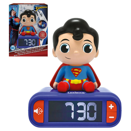 Lexibook Budík s nočním 3D světlem - Superman