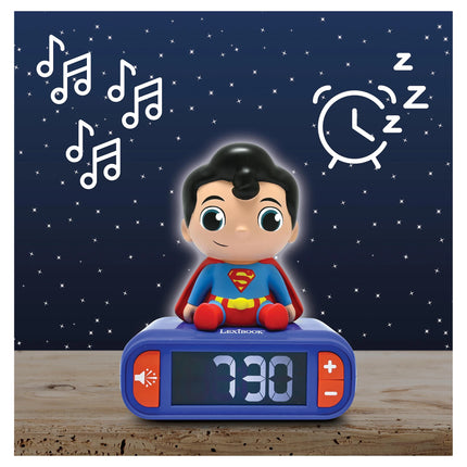 Lexibook Budík s nočním 3D světlem - Superman
