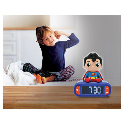 Lexibook Budík s nočním 3D světlem - Superman