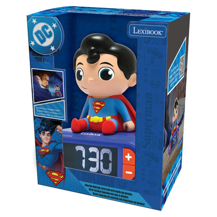 Lexibook Budík s nočním 3D světlem - Superman