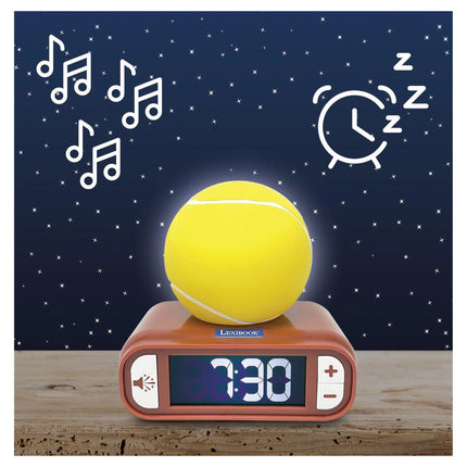 Lexibook Budík s nočním 3D světlem Tenis