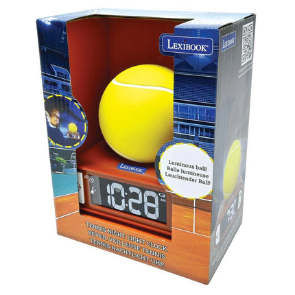 Lexibook Budík s nočním 3D světlem Tenis