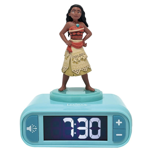 Lexibook Budík s nočním 3D světlem - Odvážná Vaiana