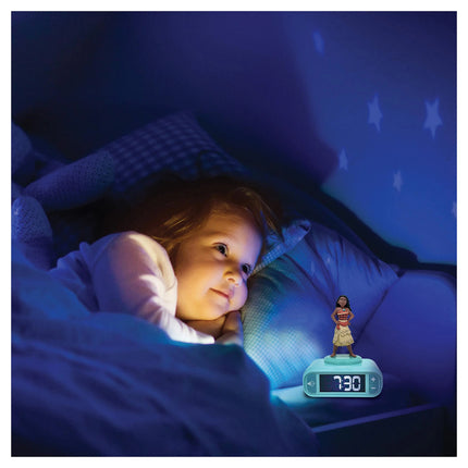 Lexibook Budík s nočním 3D světlem - Odvážná Vaiana