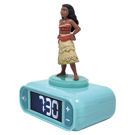 Lexibook Budík s nočním 3D světlem - Odvážná Vaiana