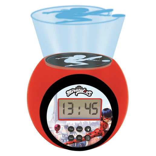 Lexibook Budík s projektorem - Miraculous: Kouzelná Beruška a Černý kocour