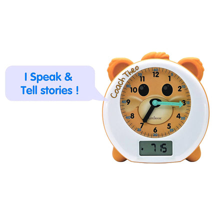 Lexibook Budík Coach Theo - vypráví pohádky v angličtině