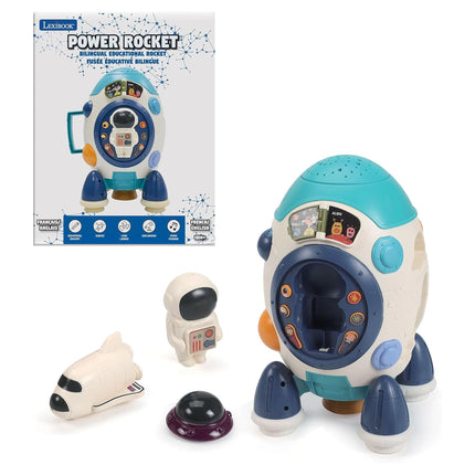 Lexibook Francouzsko-anglická interaktivní raketa Jupiter s projektorem